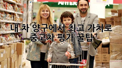 내 차, 양구에서 최고 가치로! 🚗💰 중고차 평가 꿀팁
